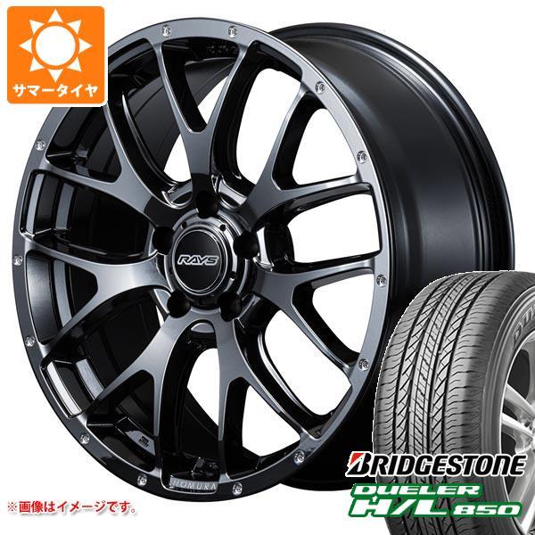 サマータイヤ 235/55R18 100V ブリヂストン デューラー H/L850 レイズ ホムラ ...