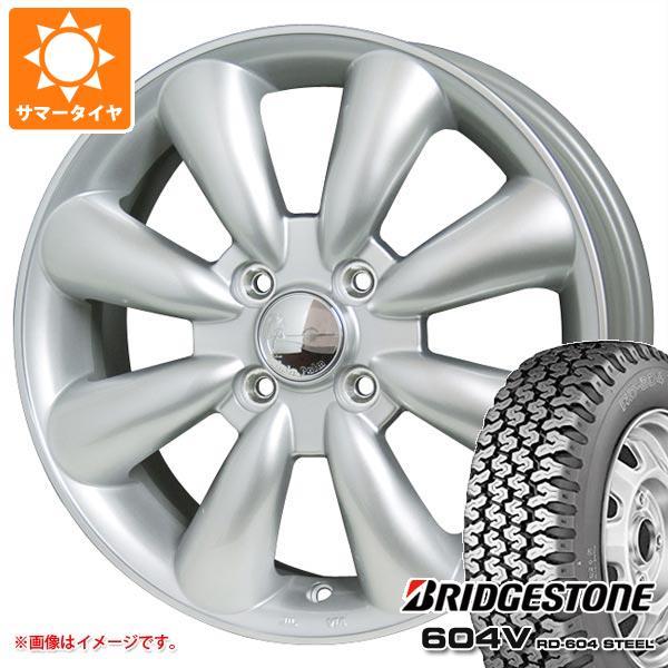 ハイゼットトラック S500系用 サマータイヤ ブリヂストン 604V RD-604 スチール 14...