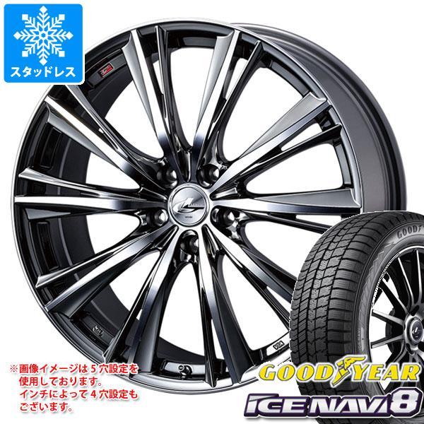 スタッドレスタイヤ グッドイヤー アイスナビ8 185/55R16 83Q レオニス WX 6.0-...