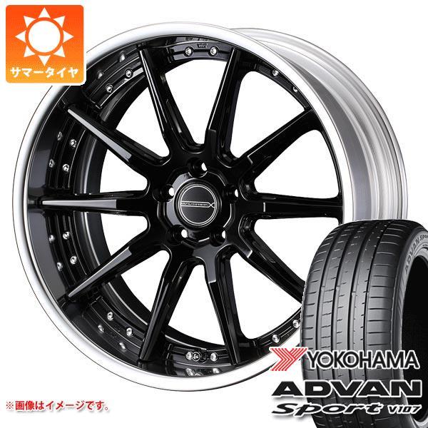 40系アルファード用 サマータイヤ ヨコハマ アドバンスポーツV107 245/40R21 100Y...