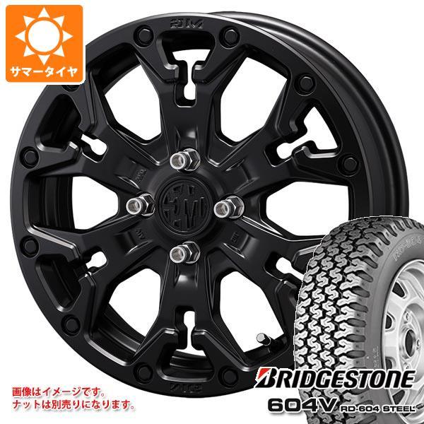 サマータイヤ 165R14 8PR ブリヂストン 604V RD-604 スチール (165/80R...