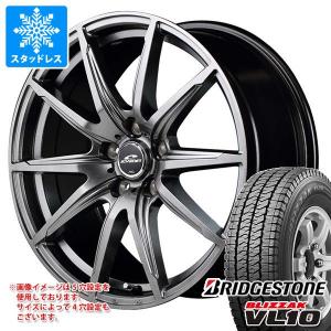 スタッドレスタイヤ ブリヂストン ブリザック VL10 145/80R12 80/78N (145R12 6PR相当) シュナイダー SLS 3.5-12