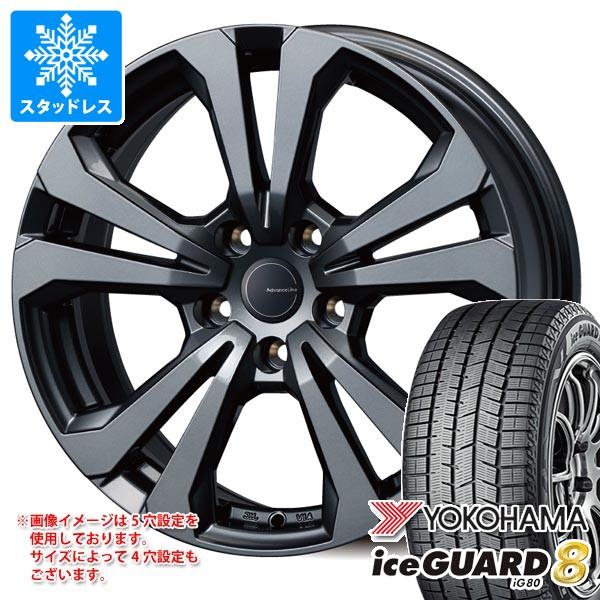 VW パサートオールトラック 3CD系用 スタッドレス ヨコハマ アイスガードエイト iG80 24...