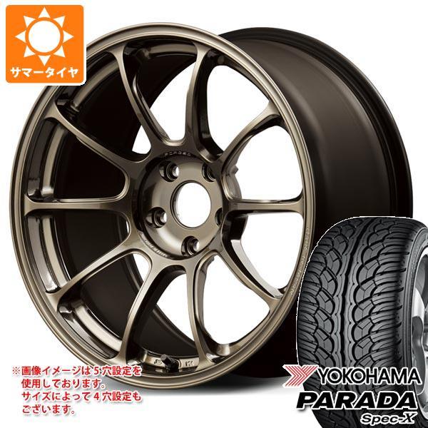サマータイヤ 235/60R18 103V ヨコハマ パラダ スペック-X PA02 レイズ ボルク...