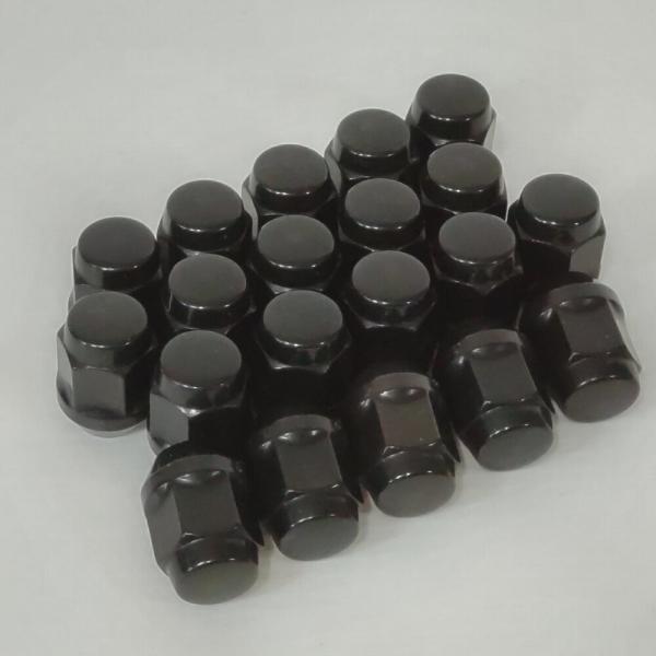 ヴェゼル ロンスター ホイールナット黒 20個セット 19HEX 12-1.5 袋ブラック 60度テ...