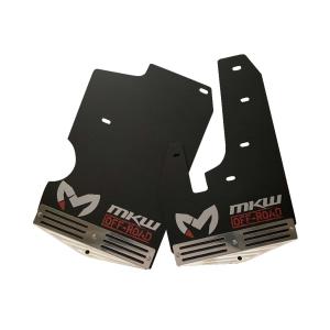 オートフラッグス デリカ D5 前期 マッドフラップ レッド(発送先指定