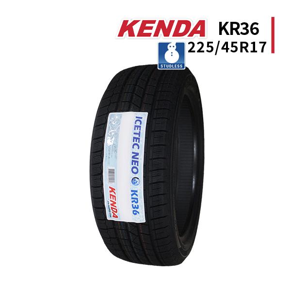 【現品限り！】225/45R17 2022年製 新品スタッドレスタイヤ KENDA KR36 送料無...