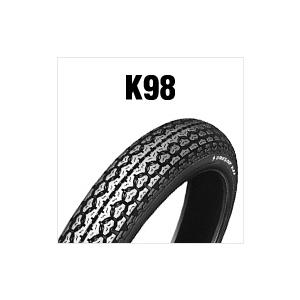 ダンロップ　k98 3.00-16 新品　2本　　送料無料 DUNLOP ダンロップ K98 3.00-16 4PR WT リア : タイヤ王国