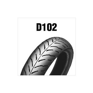 ダンロップ D102 90/90-17 M/C 49P TL リア DUNLOP TZR50｜tireoukoku