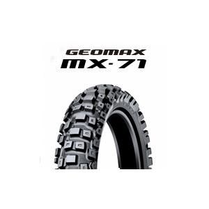 ダンロップ GEOMAX MX71 90/100-14 49M WT リア DUNLOP ジオマックス MX71 （ハード路面用 公道走行不可）｜tireoukoku