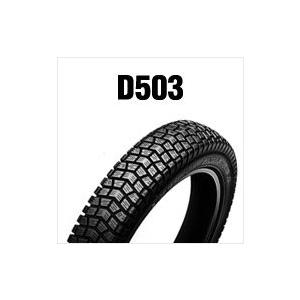 ダンロップ スノータイヤ D503 80/100-14 M/C 49P WT リア DUNLOP