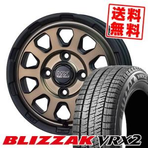 185/70R14 88Q ブリヂストン ブリザック VRX2 MAD CROSS RANGER スタッドレスタイヤホイール4本セット｜tireprice