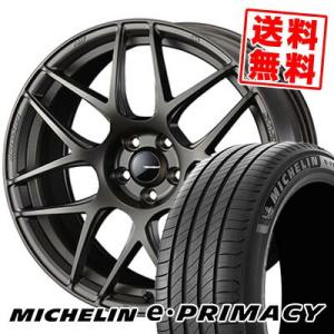 205/55R17 95V XL ミシュラン イー プライマシー WedsSport SA-27R サマータイヤホイール4本セット