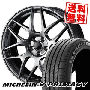 205/55R17 95V XL ミシュラン イー プライマシー WedsSport SA-27R サマータイヤホイール4本セット