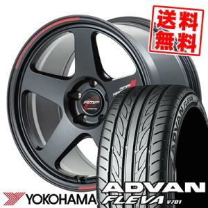 215/45R18 93W YOKOHAMA ADVAN FLEVA V701 RMP RACING TR50 サマータイヤ ホイール4本セット