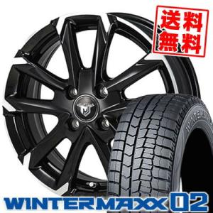 165/60R15 77Q ダンロップ ウインターマックス 02 JP STYLE MJ-V スタッドレスタイヤホイール4本セット｜tireprice