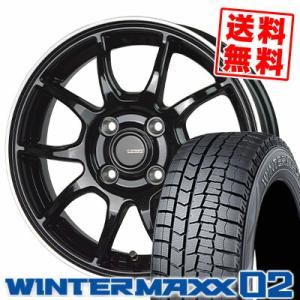 165/60R15 77Q ダンロップ ウインターマックス 02 G-SPEED P-06 スタッドレスタイヤホイール4本セット｜tireprice