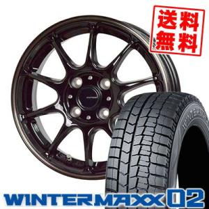 155/70R12 73Q ダンロップ ウインターマックス 02 G-SPEED P-07 スタッドレスタイヤホイール4本セット｜tireprice