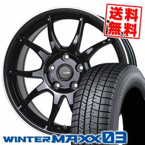 195/60R15 88Q ダンロップ ウインターマックス 03 G-SPEED P-06 スタッドレスタイヤホイール4本セット｜tireprice