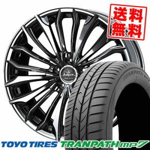 225/55R18 98V トーヨー タイヤ トランパス mp7 weds Kranze Felse...