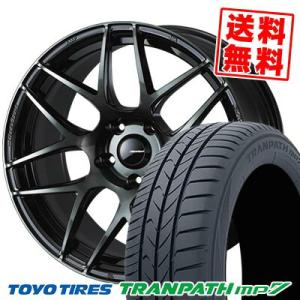 215/55R17 94V トーヨー タイヤ トランパス mp7 WedsSport SA-27R ...