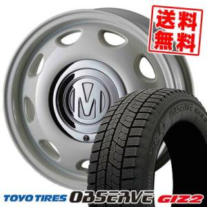 155/65R14 75Q トーヨータイヤ オブザーブ ガリット ギズ2 DEAN mini スタッドレスタイヤホイール4本セット｜tireprice