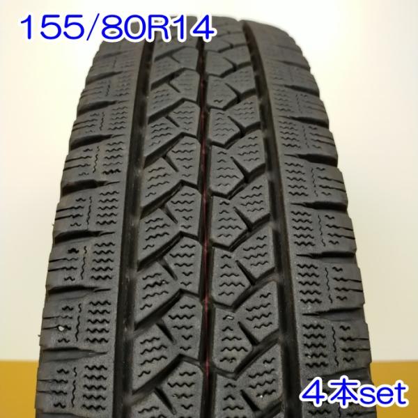 BRIDGESTONE 155/80R14 88/86N LT BLIZZAK VL1 冬タイヤ ス...