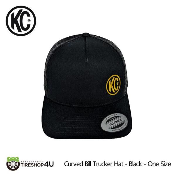 KC HiLiTES Curved Bill Trucker Hat - Black One Siz...