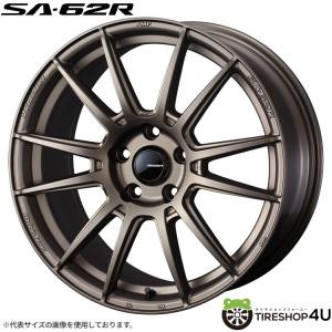 WedsSport SA-62R 17x6.5J 4/100 +42 EJ-BRONZE2 新品ホイール1本価格 1本から送料無料 ウェッズスポーツ SA62R 17インチ｜tireshop4u-3