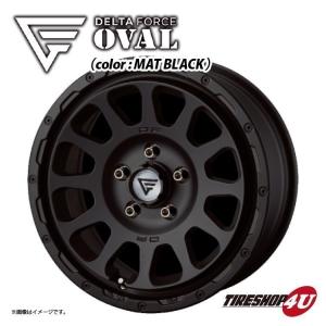 デルタフォース オーバル DELTA FORCE OVAL 17x8.0J 5/114.3 +35 Φ73 マットブラック アルファード ヴェルファイア 4本価格 送料無料｜tireshop4u-3