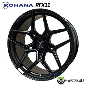 4本セット ロハナ 正規品 ROHANA RFX11 22x9.5J 5/130 +45 & 22x10.5J 5/130 +40 マットブラック ポルシェ パナメーラ｜tireshop4u-3