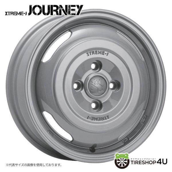 XTREME-J JOURNEY 14x5.0J 4/114.3 +42 セメントグレー 14インチ...