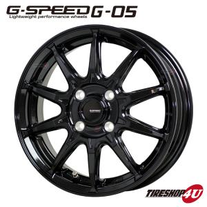 4本セット G-SPEED G-05 G05 軽量ホイール 13x4.00B 4/100 +45 国内ブランド低燃費タイヤ TOYO NANOENERGY3+ 155/80R13 軽自動車 など｜tireshop4u-4