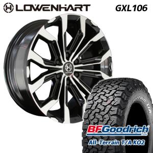 4本セット LOWENHART レーベンハート GXL106 20x8.5J 6/139.7 +20