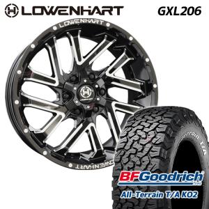 4本セット LOWENHART レーベンハート GXL206 20x8.5J 6/139.7 +20