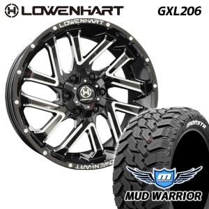 4本セット LOWENHART レーベンハート GXL206 17x8.0J 6/139.7 +20
