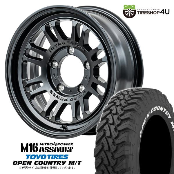 4本セット ナイトロパワー M16アサルト 16x6.0J 5/139.7 -5 SGB TOYO ...