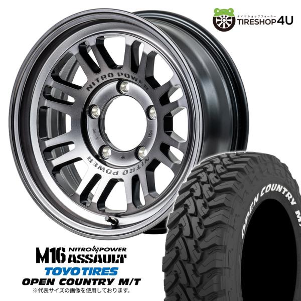 4本セット ナイトロパワー M16アサルト 16x6.0J 5/139.7 -5 STC TOYO ...