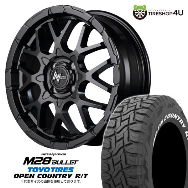 NITROPOWER M28BULLET 15x5.0J 4/100 +48 SGBK TOYO O...