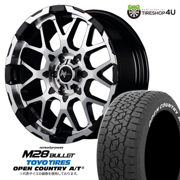 ナイトロパワー M28バレット 16x6.5J 6/139.7 +38 BKMC TOYO トーヨー...