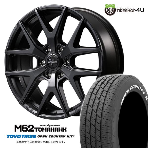 4本セット ナイトロパワー M62トマホーク 17x6.5J 6/139.7+48 BB TOYO ...
