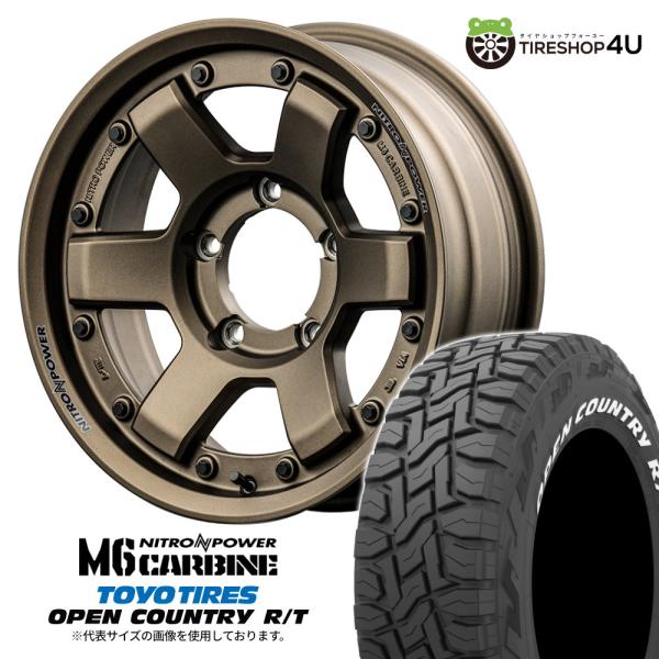 4本セット ナイトロパワー M6カービン 16x6.0J 5/139.7 -5 DBZ TOYO ト...