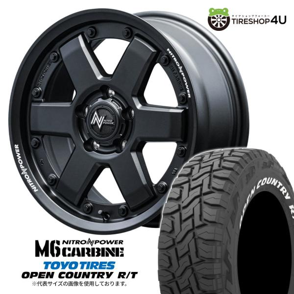 4本セット ナイトロパワー M6カービン 16x7.0J 5/114.3 +40 GBK TOYO ...