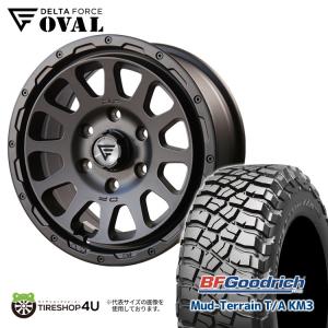 4本セット デルタフォースオーバル OVAL 17x8.0J 6/139.7+20 MB BF