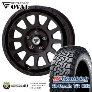 4本セット DELTAFORCE OVAL 17x8.0J 5/114.3+35 MSP BFGoodrich All