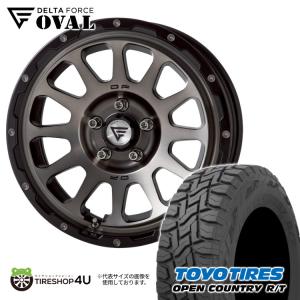 4本セット デルタフォースオーバル OVAL 17x7.0J 5/114.3+32 MSP