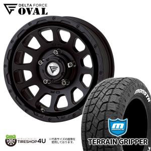 4本セット DELTAFORCE OVAL 16x6J 5/139.7 -5 MB MONSTA TERRAIN GRIPPER A/T 215/70R16 ホワイトレター ジムニーシエラ JB74 JB43｜tireshop4u-4