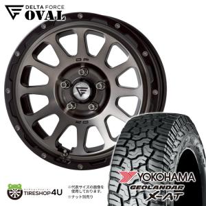 4本セット DELTAFORCE OVAL 17x8.0J 5/127 +40 MSP YOKOHAMA GEOLANDAR X-AT G016 285/70R17 ジープ ラングラー｜tireshop4u-4