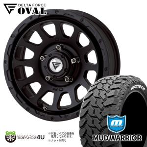 4本セット DELTA FORCE OVAL 16x5.5J 5/139.7 +20 BSM MUDSTAR マッド