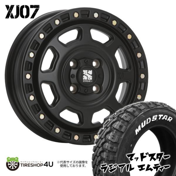 4本セット XTREME-J XJ07 15x4.5J 4/100 +43 SBK MUDSTAR ...